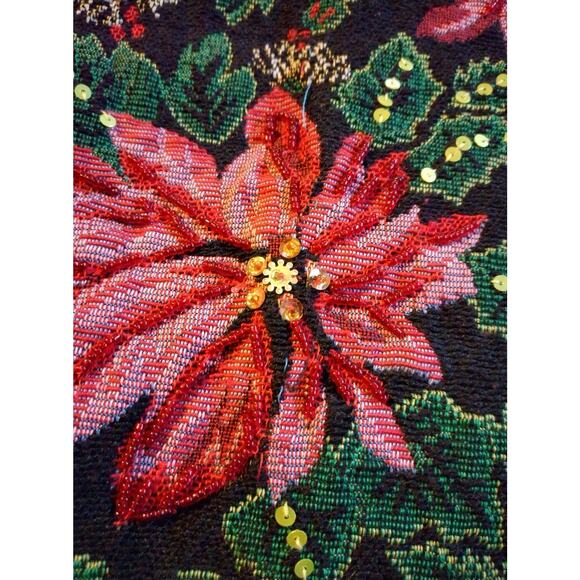 Tudor Court by Haband XL jacket Christmas washable - Picture 4 of 9